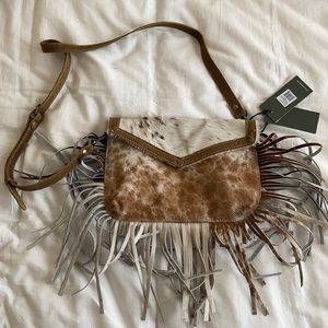 hide fringe bag